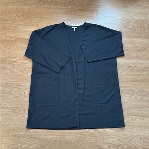 Eileen Fisher Kimono Style Silk Jacket S/P